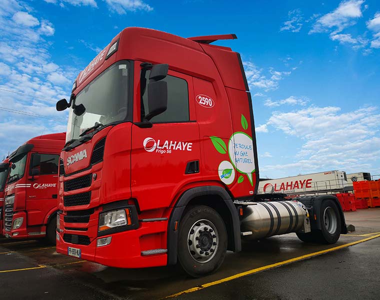 Lahaye Global Logistics Developpement Durable Tracteur Gaz