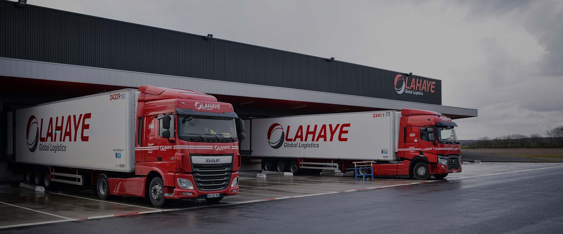 Lahaye Global Logistics Transport Frigorifique Header