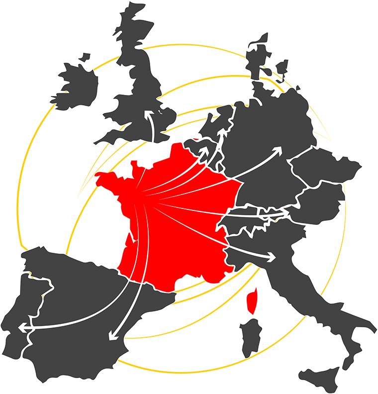 Lahaye Global Logistics Transport International Couverture Europe