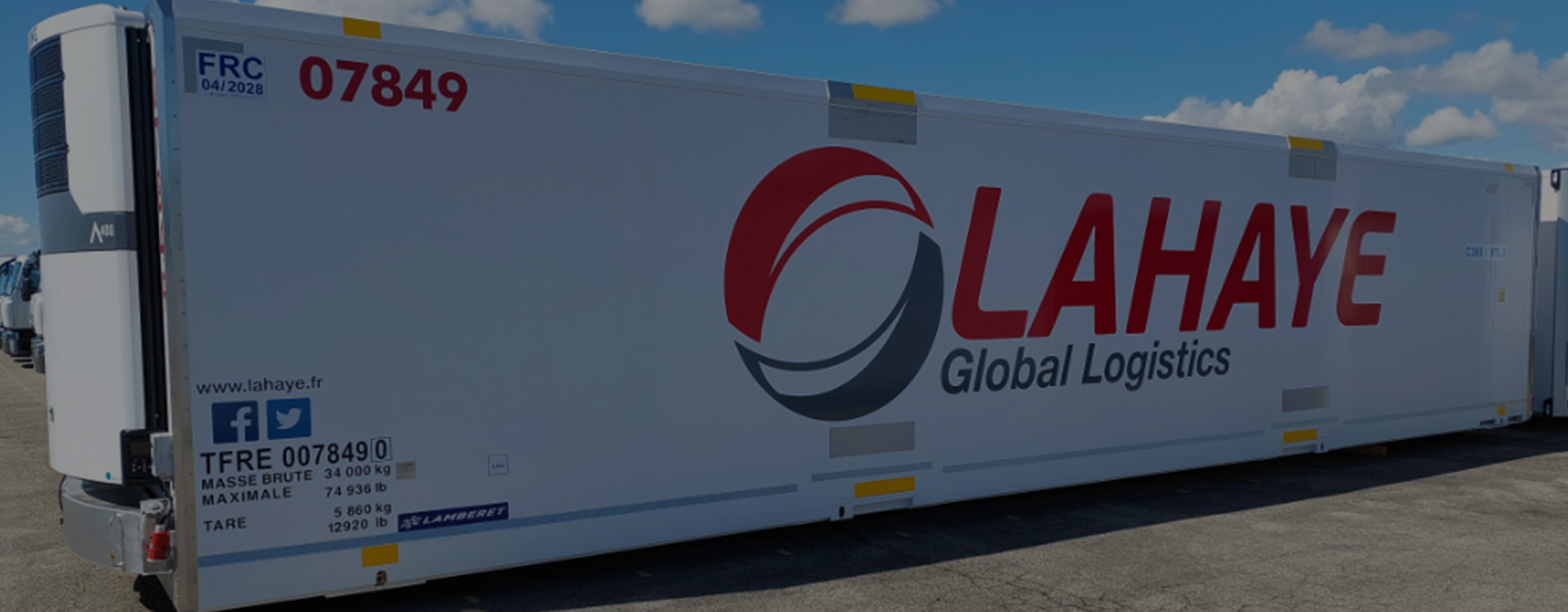 Lahaye Global Logistics Nouvelles Caisses Frigorifiques Couverture