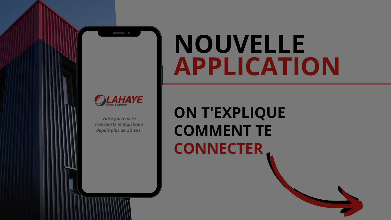 Lahaye Global Logistics Tuto Application Couverture