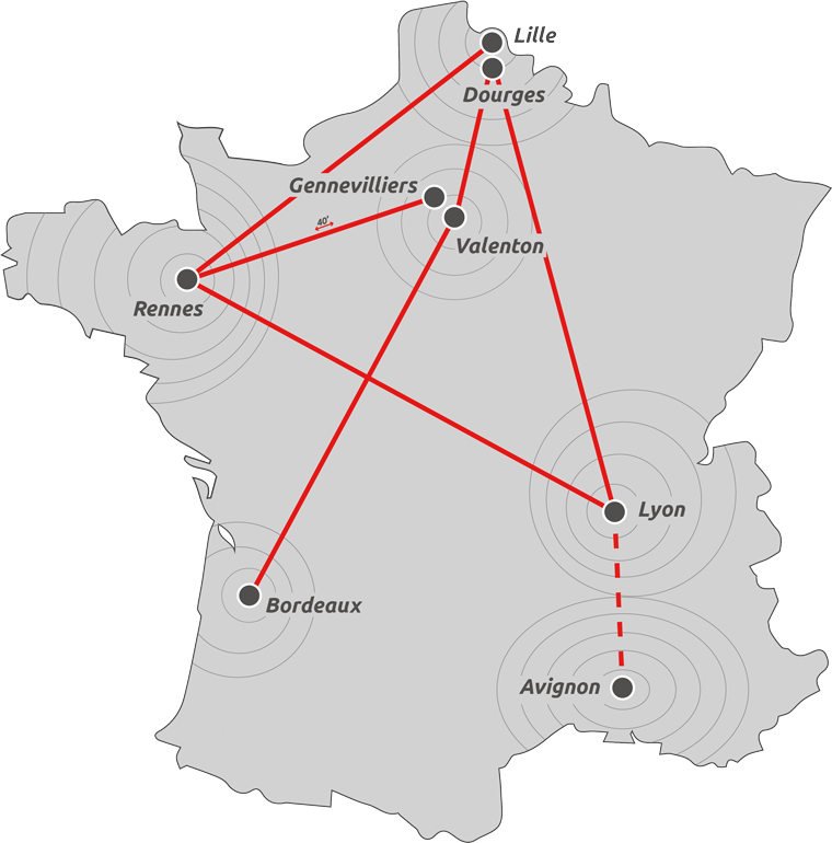 Lahaye Global Logistics Transport Multimodal Carte Lignes 3