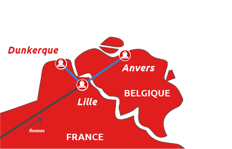 Lahaye Global Logistics Transport Combine Rail Route Rennes Carte Acces Ports1